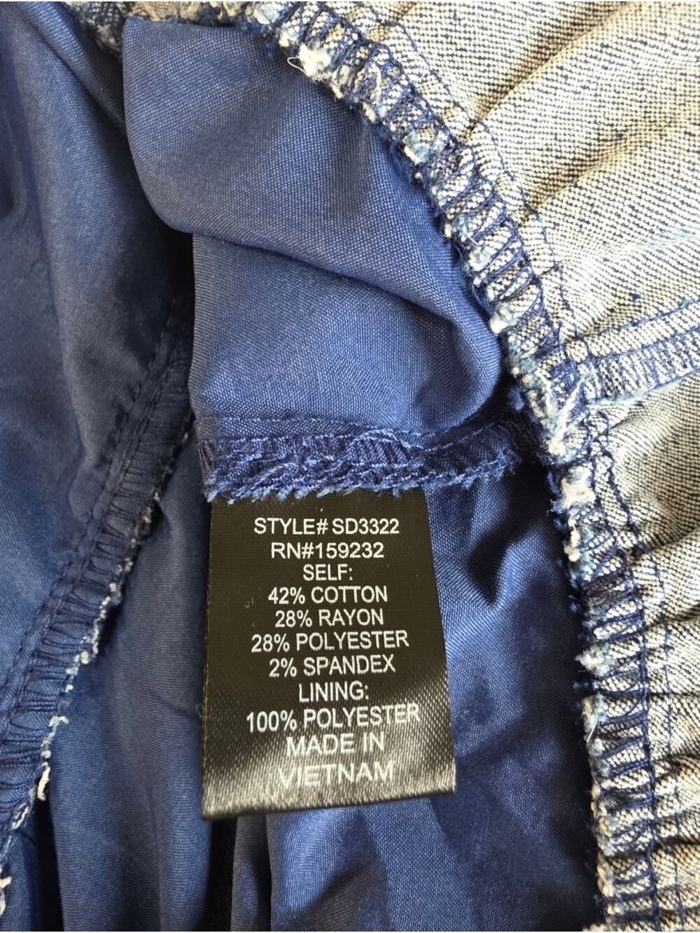 Denim Halter Ruffle Mini Dress Small Dark Wash Story On Coastal Cowgirl NWT - Picture 9 of 10